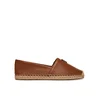 Espadrile Tommy Hilfiger Th Logo Leather Espadrille FW0FW09246 Rjava
