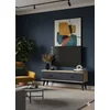 HANAH HOME TV polica Mona 120 Sapphire Oak Anthracite