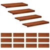 Vidaxl Stopnice 16 kos 80 x 25 x 2 cm Rjava Trda bukovina