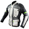 Cappa Racing Moška moto jakna FIORANO siva / bela 5XL