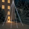 LED božićno drvce unutarnje vanjsko 1300 LED hladno bijelo 8 m