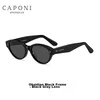 Caponi Unisex naočare za sunce, Crne