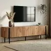 HANAH HOME TV Polica Nexus Atlantic Pine Black