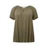 KAFFE CURVE Bluza Ami, rjava
