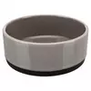 KERAMICKA POSUDA SA GUMOM 0,75l/16cm siva