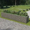 Gabionska sadilica od pocinčanog čelika 540 x 90 x 100 cm
