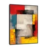 Canvas Slika na platnu Savremeni mozaik 45x60cm, Sa ramom, Crni