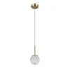 ITALUX PND-40827-1-HBR-CL - Luster na sajli PADRI 1xG9/5W/230V zlatni