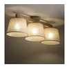 Brilagi - Plafonski luster LATTE SABIA 3xE27/15W/230V borovina/bež