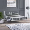 HANAH HOME Bračni krevet Akin White 120 x 200