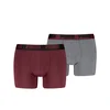 Mens Puma Boxer Briefs (2-Pack), Red, Size 2, Clothing