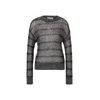MOS MOSH Pulover MMOrisa siva/črna