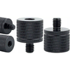 shumee Adapter za redukcijo 1/4 na M6 stativ, aluminijast, črne barve, 20 mm