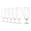 6-piece beer glass set, made of glass, 515ml, Volterra - Borgonovo