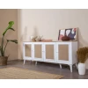 Hanah Home Konzola Mount, 80x180x41 cm, Bela-hrast