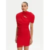 JACQUEMUS Cocktail obleka 24H251DR130-1555 Rdeča Regular Fit