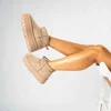 Novecento Ženske Čizme Super Ultra Mini Platform Taupe