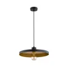 Luster na sajli ETERI 1xE27/15W/230V crna/zlatna