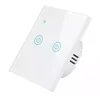 Gembird ZIGBEE-SMART-2 GANG-RSH-SP002-EU 2 gang wireless remote glass touch tuya ZigBee HomeKit