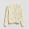 Reserved - Kardigan sa cvetnom aplikacijom