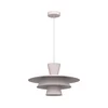 Luster na sajli PLATO 1xE27/15W/230V krem