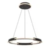 Rabalux Visilica Sindri, LED 45W, 3200lm, DIP prekidač 3000-4000K, R60cm, Crna
