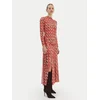 Bardot Vsakodnevna obleka Lea 58853DB9 Rdeča Slim Fit