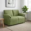 Sofa za dvije osobe Svijetlo zelena 138 x 83 x 95 cm Baršun
