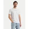 Calvin Klein Majica LV04LH802G Bela Regular Fit