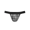 Muške sexy gaće Balance Jock strap, Sivo-crne