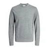 JACK & JONES Pulover JPRMARK pegasto siva