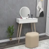 Hanah Home Sto za šminkanje 72x129,2x35cm Beli