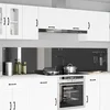 Kuhinjski zid 2 pcs Tamno siva 120 x 50 cm