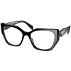 Prada PR18WV 1AB1O1 L (54) Črna/Kristalna