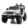 Dečiji džip na akumulator 12V JEEP RUBICON licenciran beli dvosed