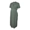 Vero Moda Maternity Dolga srajca VICA, zelena