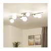 Brilagi - LED plafonski luster MILLA 7xG9/3W/230V crni hrom/bela