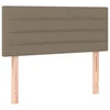 Vidaxl Posteljno vzglavje taupe 80x5x78/88 cm blago