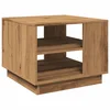 vidaXL vidaXL Klubska mizica artisan hrast 55x55x42 cm inženirski les, (21824225)