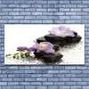 tulup.si Slika na steklu Flower stones art 140x70 cm 2 obešalnika