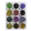 LK - Holographic Gliter prah za nokte SET 12/1