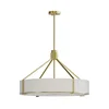 Open Design OR85662 - Luster na štapu DORETTO 6xE27/15W/230V prečnika 70 cm zlatna/bela