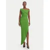 Elisabetta Franchi Cocktail obleka AB-906-61E2-V450 Zelena Regular Fit