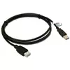 Kabl USB A - USB A M/F (produžni) 3m crni