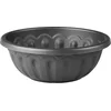 Plastia jardiniera Lea - antracit 18 cm
