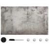 Greatstore Stenska magnetna tabla steklo 100x60 cm