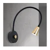 Orion - prigušiva fleksibilna zidna lampica DOTTY 1xGU10/10W/230V crna/mesing