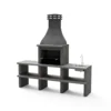 Movelar Khiva Plus + Modul - delovni pult + Modul - umivalnik s pipo - antracit