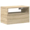 Vidaxl Stenska nočna omarica sonoma hrast 45x26x28,5 cm