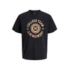 Jack & Jones Junior Majica JPRBLUZANDER temno modra / breskev